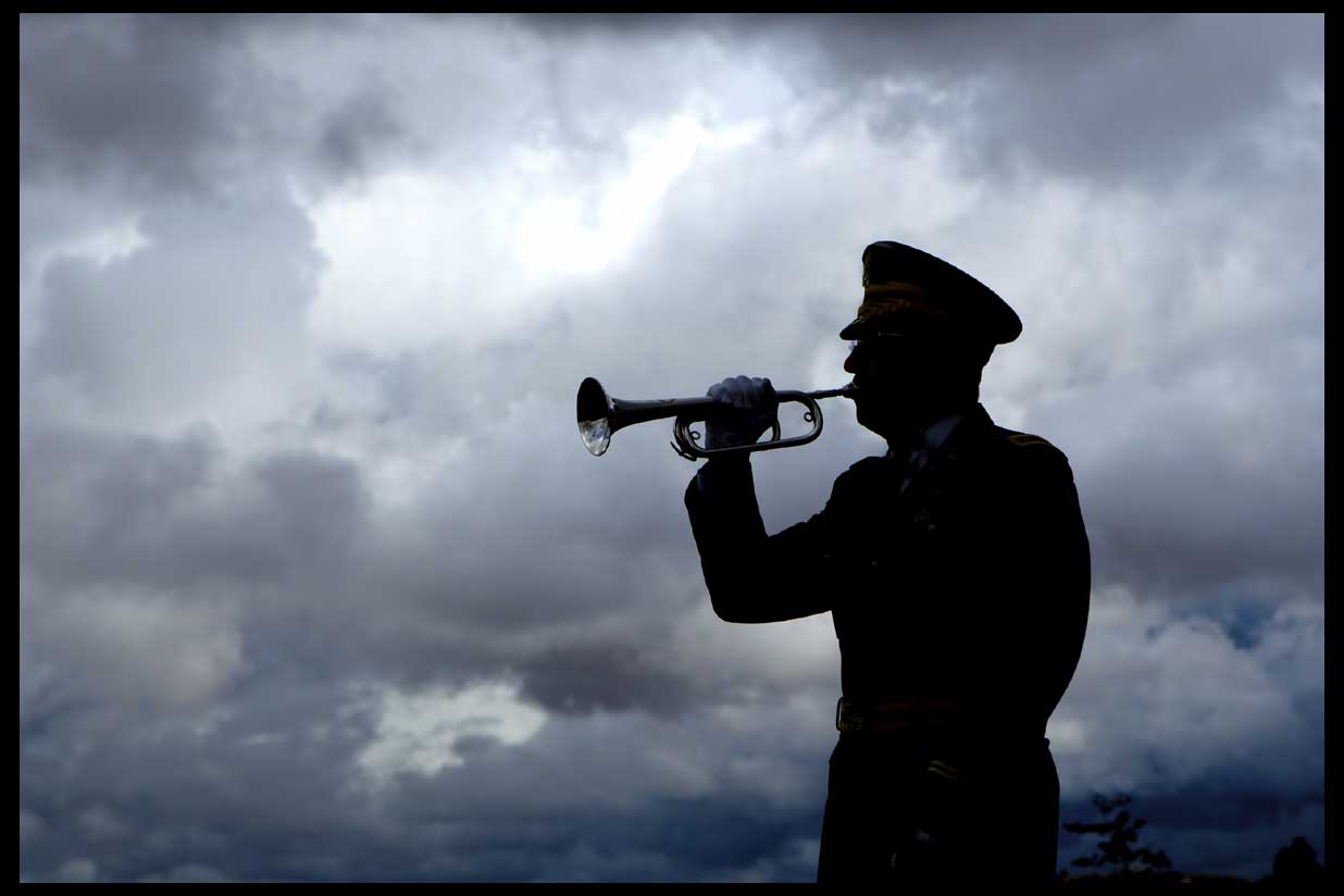 Lone Bugler Taps